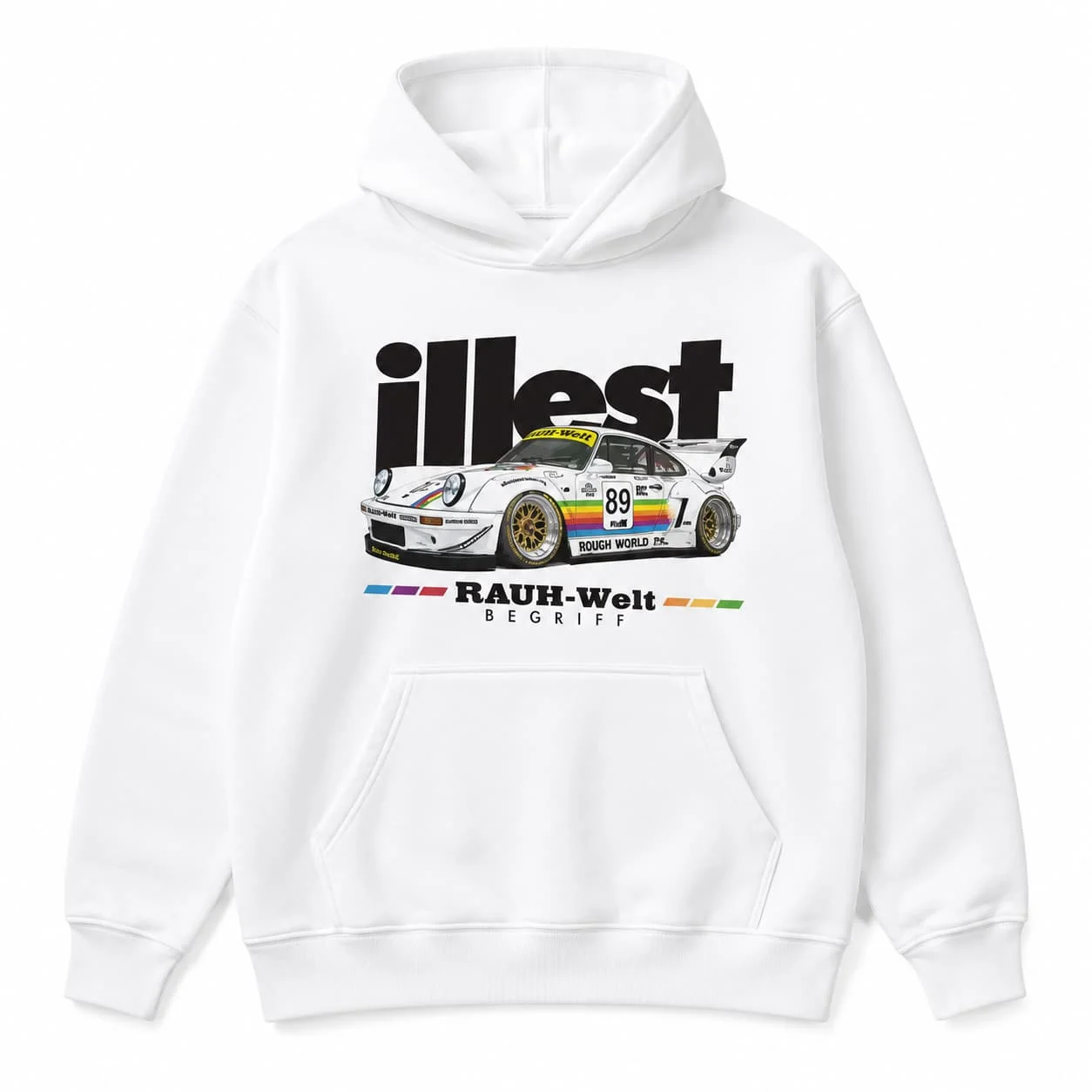 Car SMSG RWB Modified Car Autumn Winter Casual Car Men Hooded Sweatshirt Women Boys Coat Top Parent Child Kid's Cotton Hoodie
