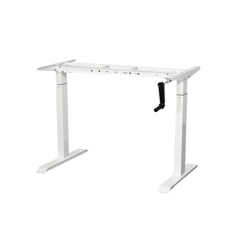 

Cheap Hand Crank Computer Table Lift Mechanism Desk Leg Adjustable Height Office Table Workstation Base