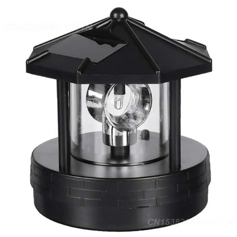 

Solar Lawn Lamp 360-degree Lighting Street Light Outdoor Lighting Garden Landscape Fast Charging Solar Rotating Lighthouse