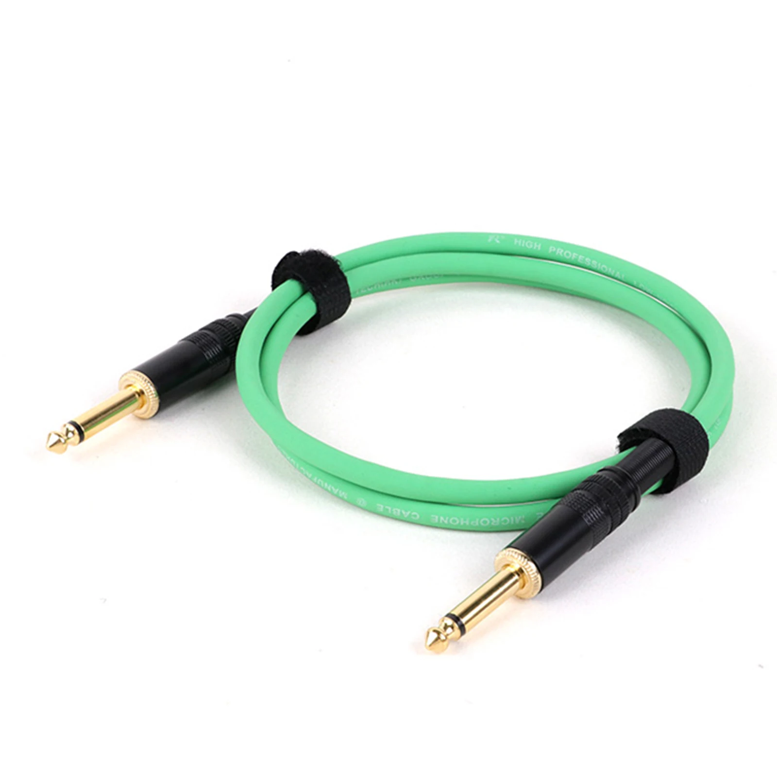 Guitar Cable Gold Plated Jack 6.5 To 6.5 1/4\'\' Inch TS/TRS Patch Cable for Acoustic Guitar, Electric Mandolin, Pro Audio To Amp