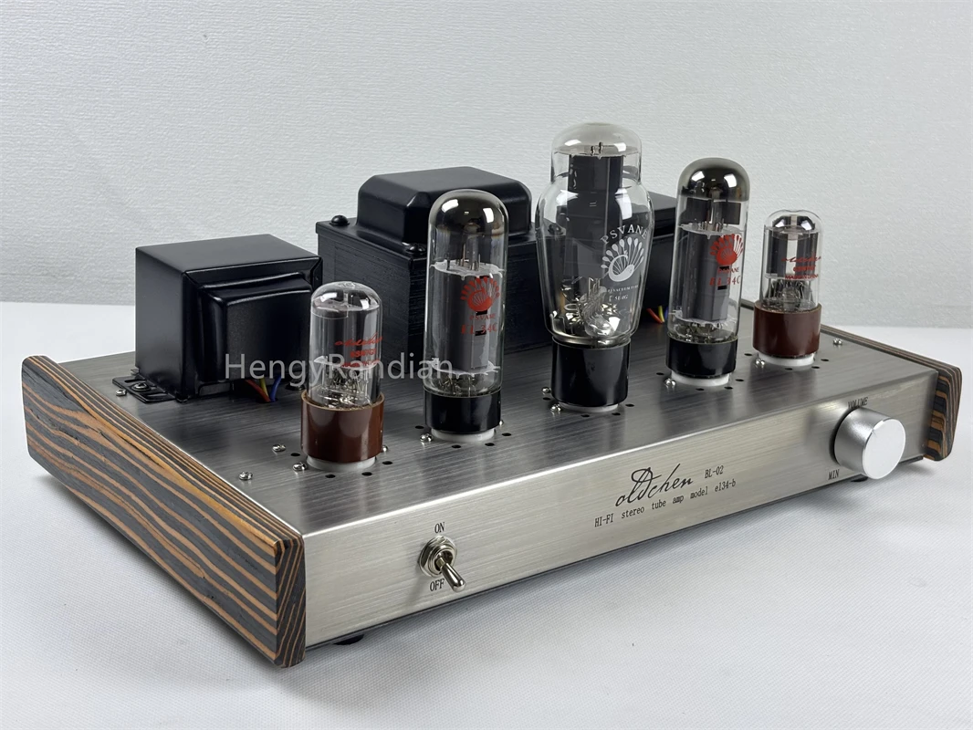 Amplificador de tubos electrónicos Oldchen EL34 de alta gama, amplificador de potencia HiFi de tubos electrónicos hechos a mano de clase A pura