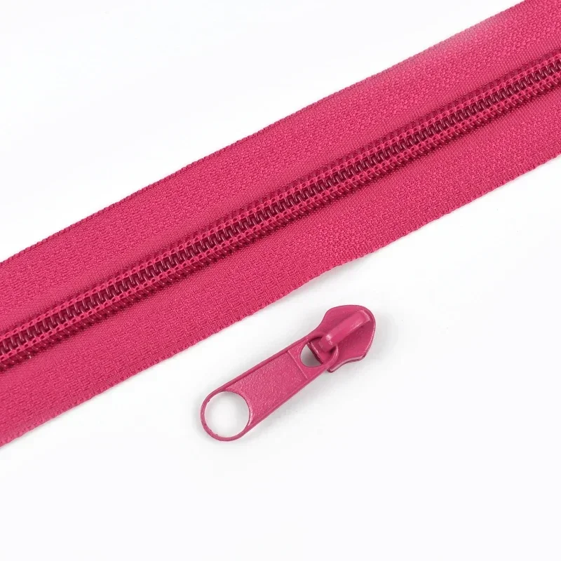 Rainbow Nylon Zipper By Yard with Sliders