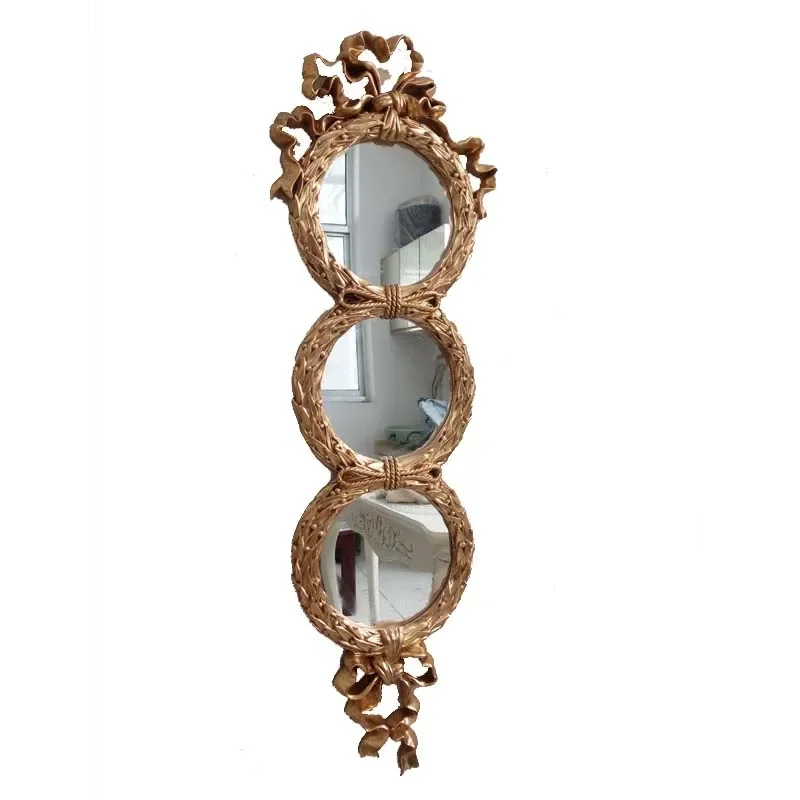 Hanging Wall Mirror Vanity Nordic Big Art Gold Macrame Large Vintage Irregular Mirrors Antique Espejo Pared Aesthetic Room Decor