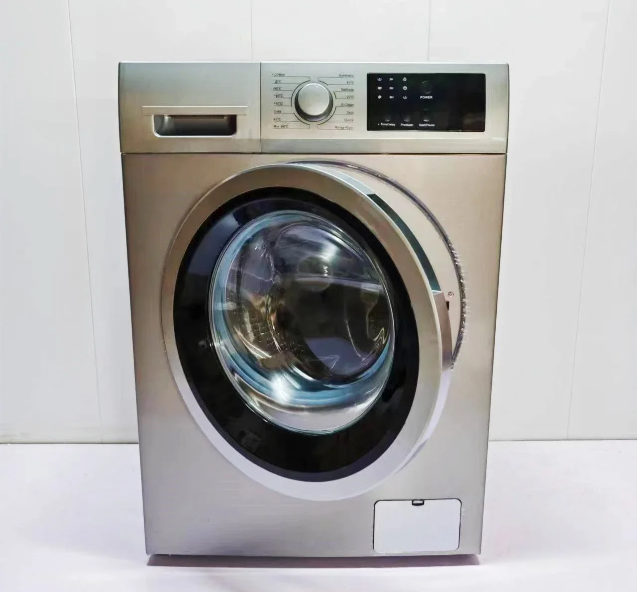 10kg automatic front opening high-temperature drum washing machine with stainless steel household single bucket