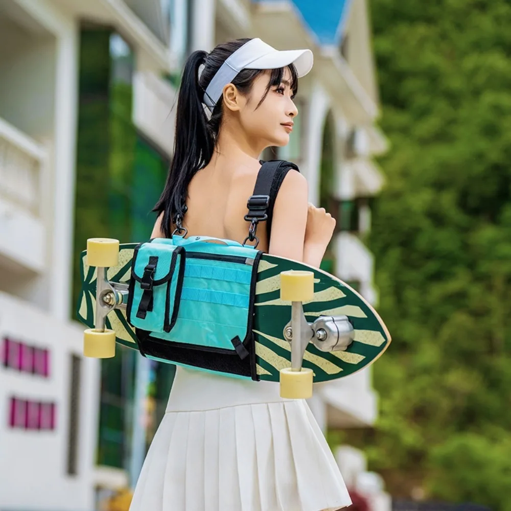 Ski Shoulder Bag Durable and Versatile Ski Bag Simple Versatile Snowboard Bag Portable Crossbody Ski Bag High-end Skateboard Bag