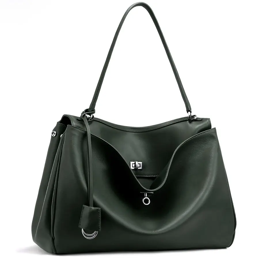 

Leather Tote Bag for Women Fashion Shoulder Handbag Ladies Tophandle Satchel Purse for Ladies X Large