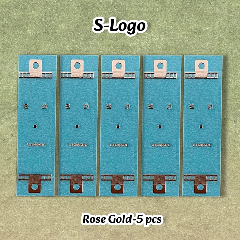 NG S Logo New 3D metal Logo sticker suitable for 27-30MM flat dial watch modification accessories image 6