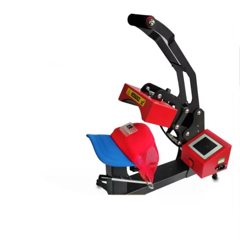 آلة نقل الحرارة للقبعة الملابس الرقمية 15 * 15 آلة الكي المسطحة آلة الضغط الحراري معدات النقل اليدوية