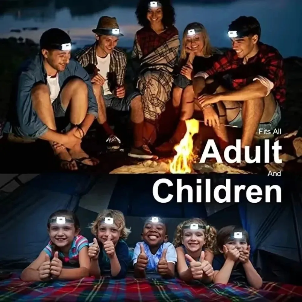 New Super Bright LED Headlamp Head-mounted Lighting Flashlight Cap Light Outdoors Flashlight Head Light Night Riding