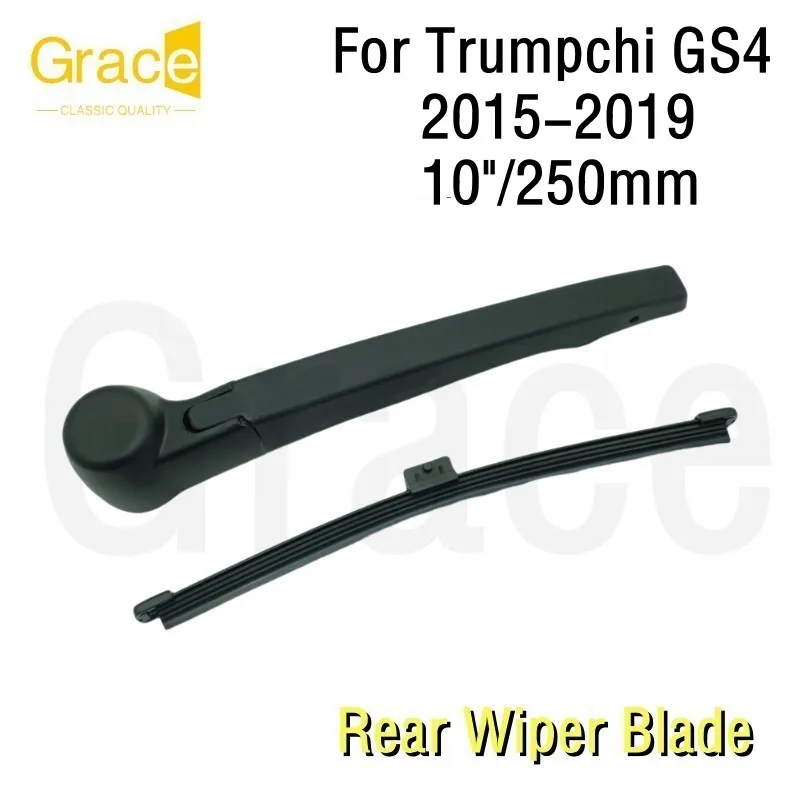 

For Trumpchi GS4 Rear Wiper Blade 10"/250mm Car Windshield Windscreen Rubber 2015 2016 2017 2018 2019