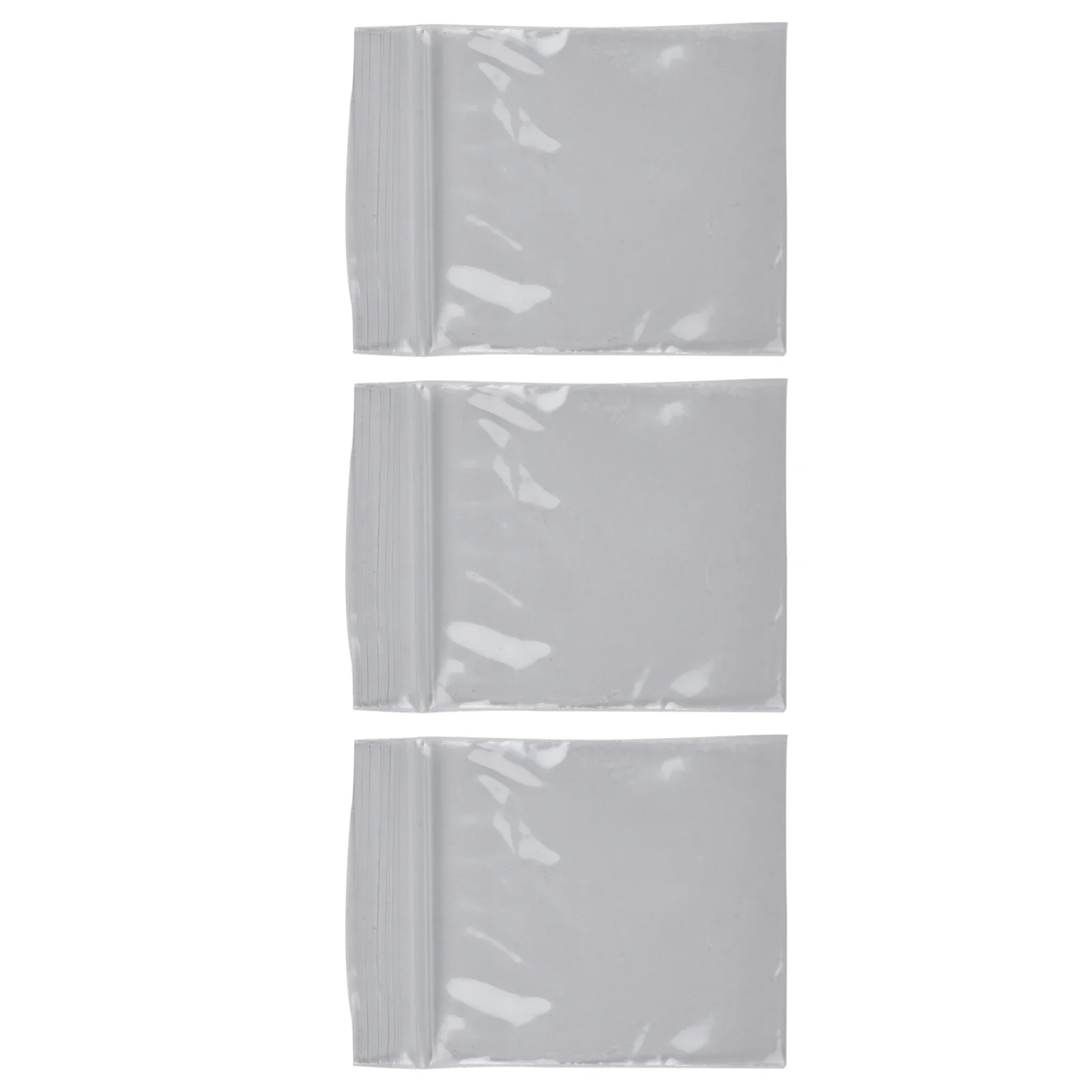 Transparent Plastic Bag Zipper Lock 3 Sizes Baggies Baggy Bags Clear Grip Mini Plastic Self Seal Small 100 100pcs