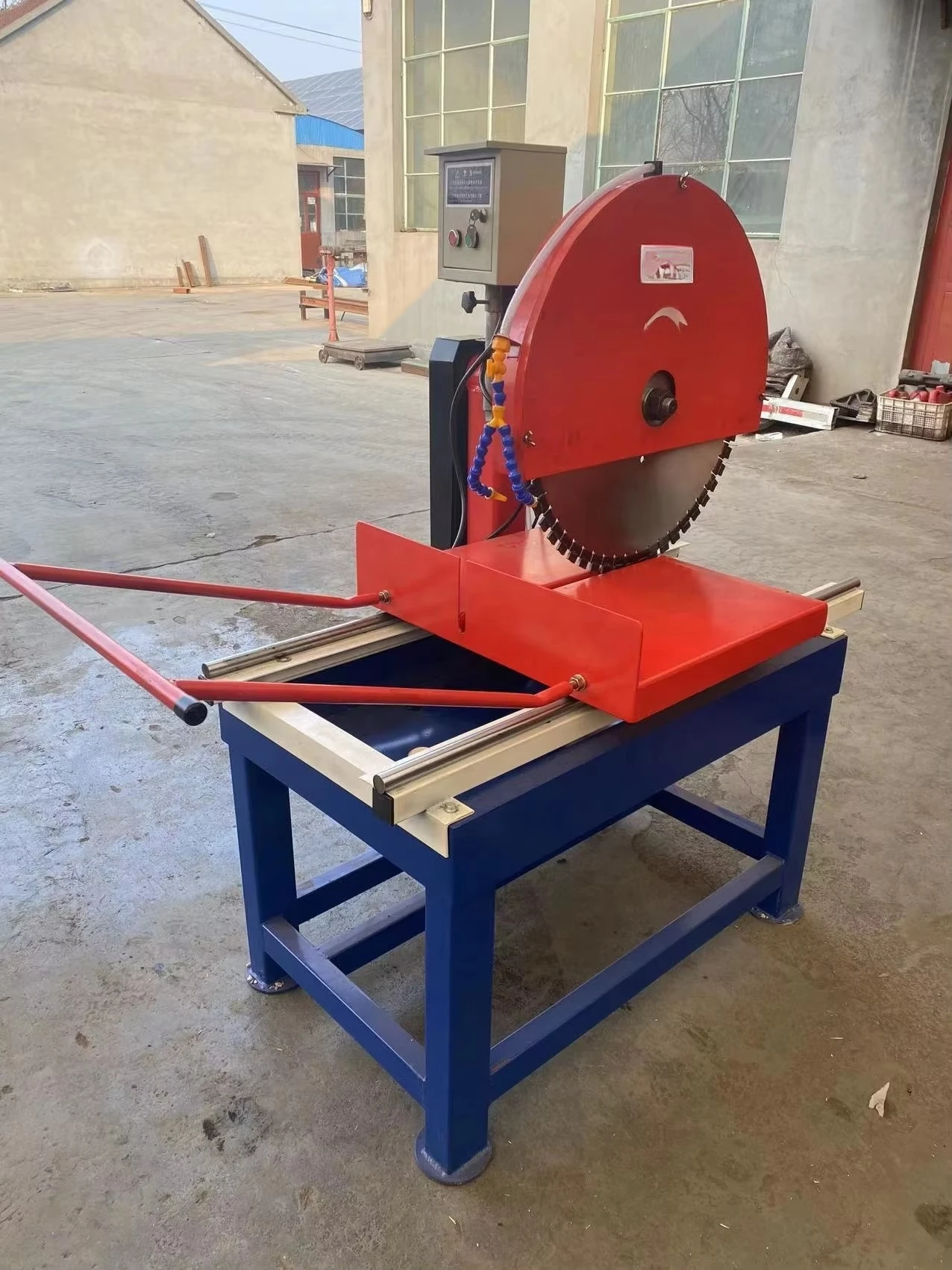 منشار طاولة آلة قطع البلاط والرخام والجرانيت المحمول بزاوية 45 درجة