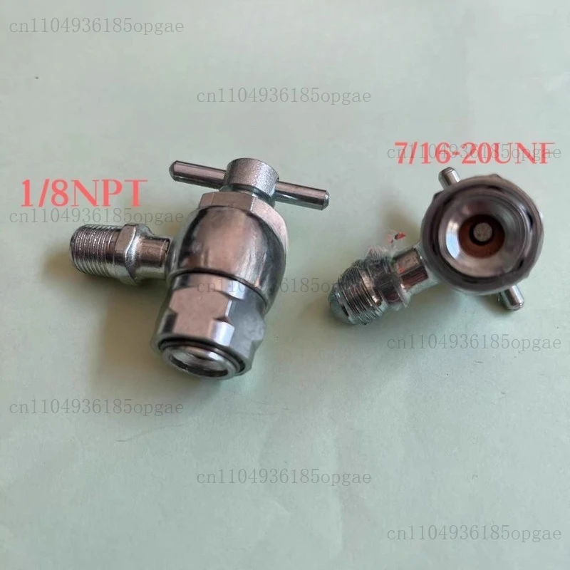 

7/16-20 Европейский и американский стандартный аккумуляторный инструмент для наполнения азотом, разъем 1/8NPT