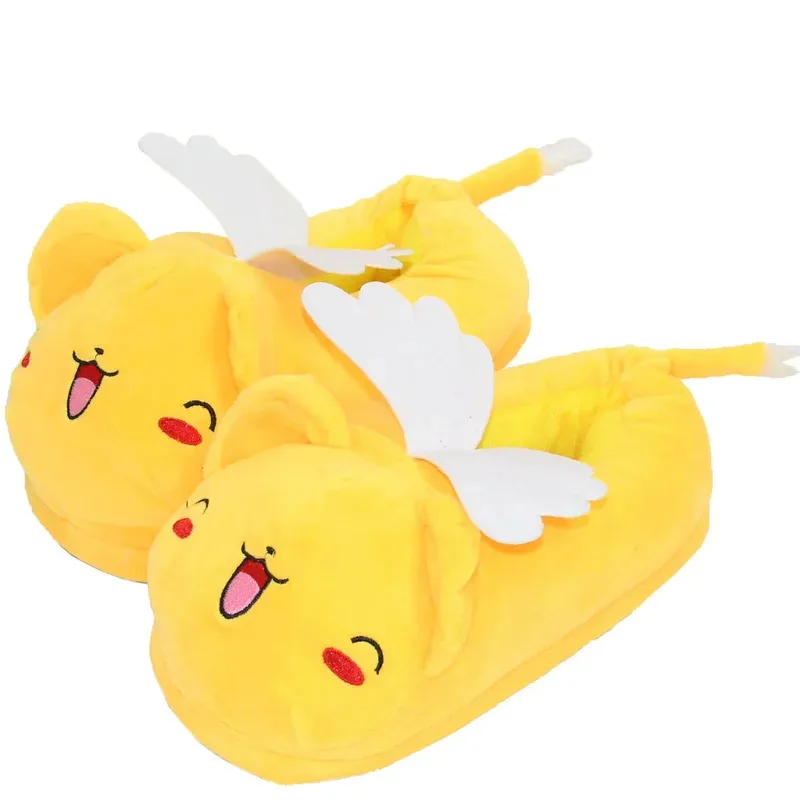 Cartoon Anime Cardcaptor Sakura Kero Soft Kawaii Fashion Slippers Adult Winter Indoor Warm Cute Shoes 2025 Hot Sale Girls Gift