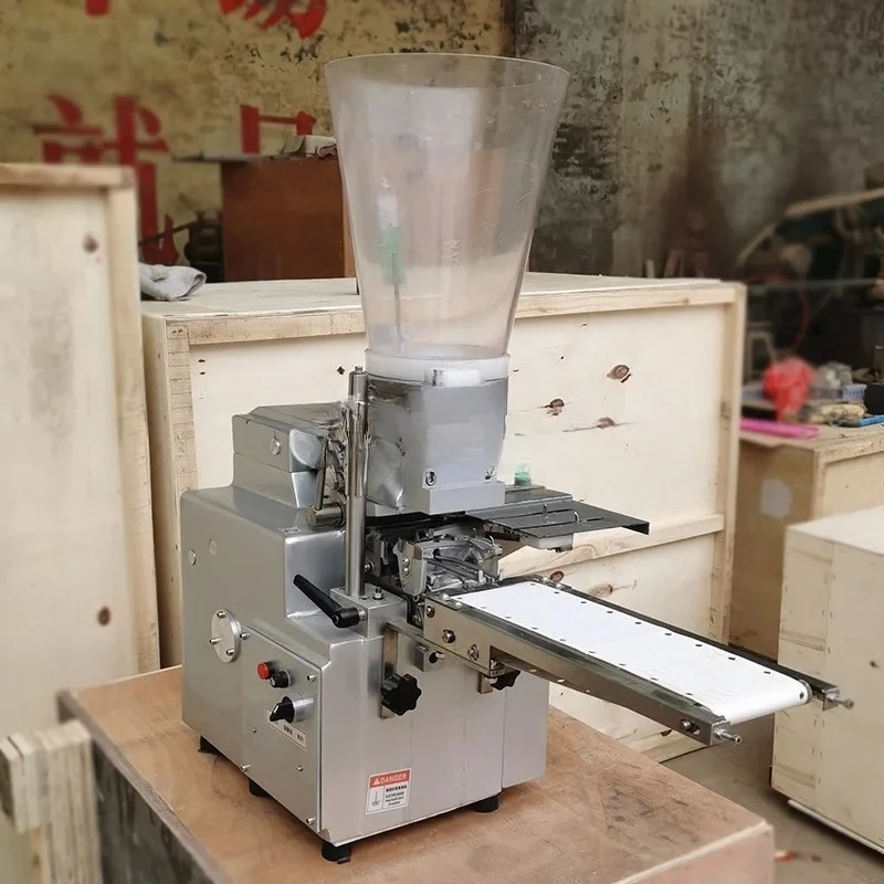 #￥Japanese Imitation Manual Fried Dumpling Maker Desktop Small Semi-Automatic Pot Sticker/ShrimpSteamed DumplingMachine For Sale