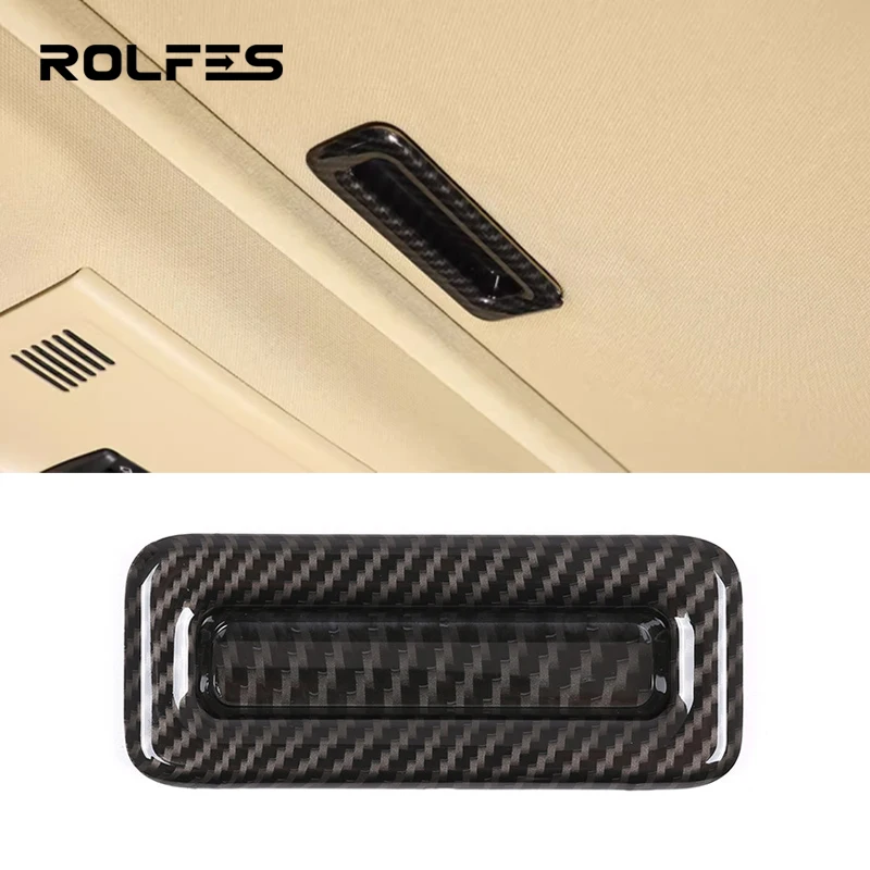 

ROLFES For BMW 1 3 Series E87 E90 E91 E92 E93 Car Interior Sunroof Handle Switch Frame Cover ABS Carbon Fiber Trim Accessories