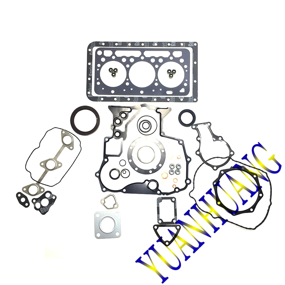 D902 D902EBH Rebuild Kit Overhaul Gasket Set for Kubota KX41-3 Excavator Tractor Engine Set