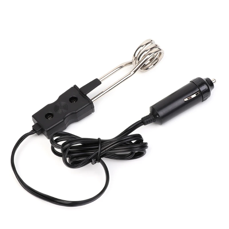 

24V Portable Electric Car Boiled Water Tea Immersion Heater For Camping A6HB