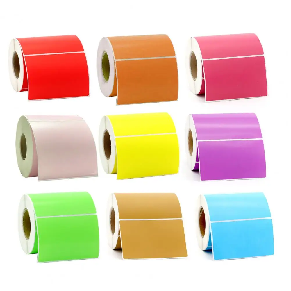 6cmx4cm Direct Thermal Labels Self-Adhesive Thermal Printer Label Tape Multi-Purpose Label Stickers DIY Logo QR Code Name Tag