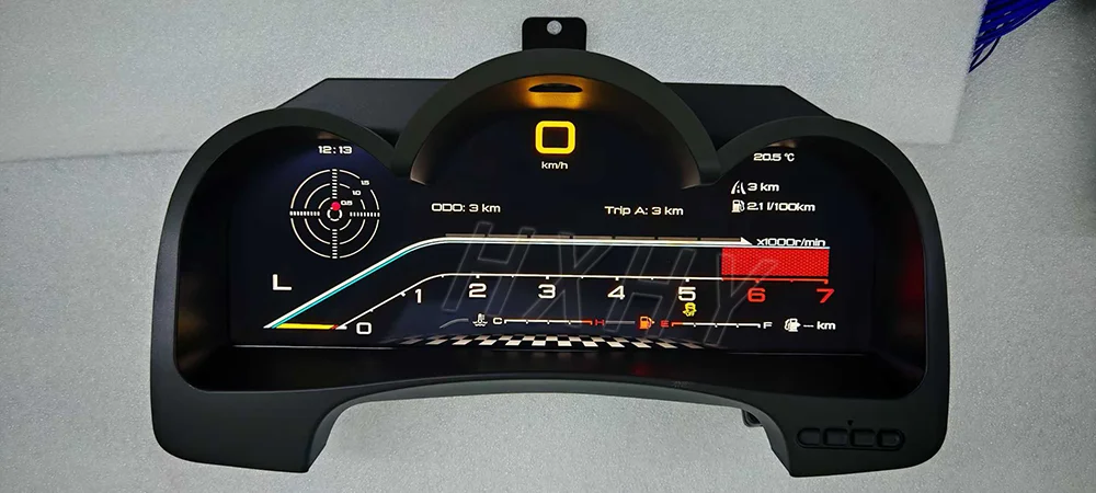 2026 Latest Original Car Digital LINUX Instrument Cluster LCD Speedmeters Dashboard player For Toyota Hilux 2005-2024
