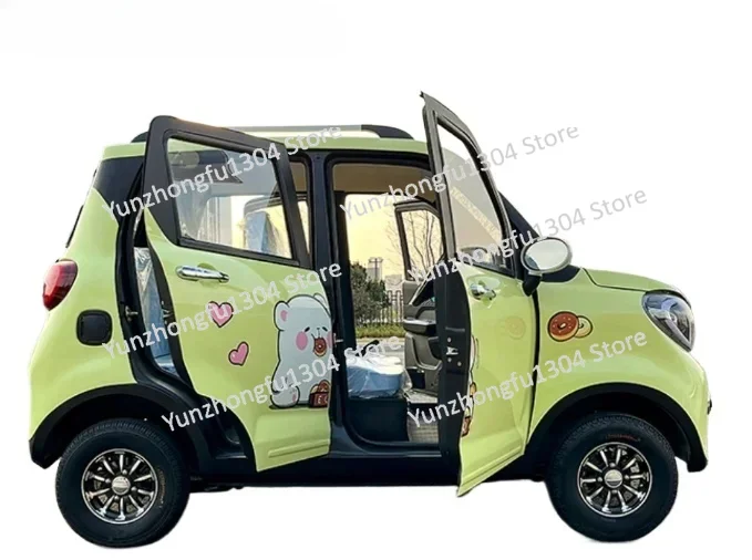 Car Mini Electric Car Adult Fashion Motorcycle Four-wheeled Mini Electric Car 5 People Passenger Electric