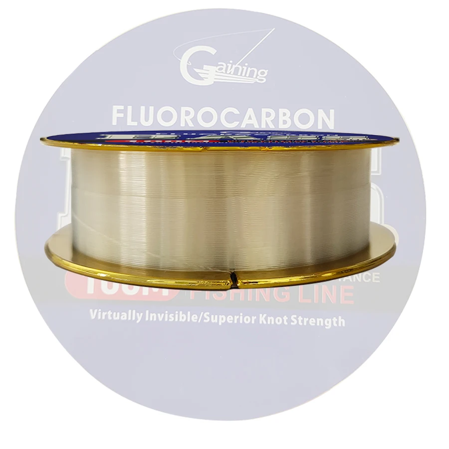 Fluorocarbon Coated Fishing Line 100m Fluoro Fishing Leader Wire Virtually Invisible Faster Sinking Monofilament Fishing Line