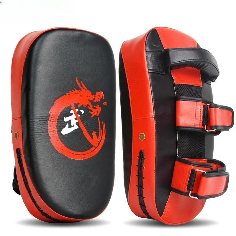 Sanda Boxing, Muay Thai Foot Target, Thickened Curved Hand Target, Adult and Children's Foot Target, Taekwondo Training Target