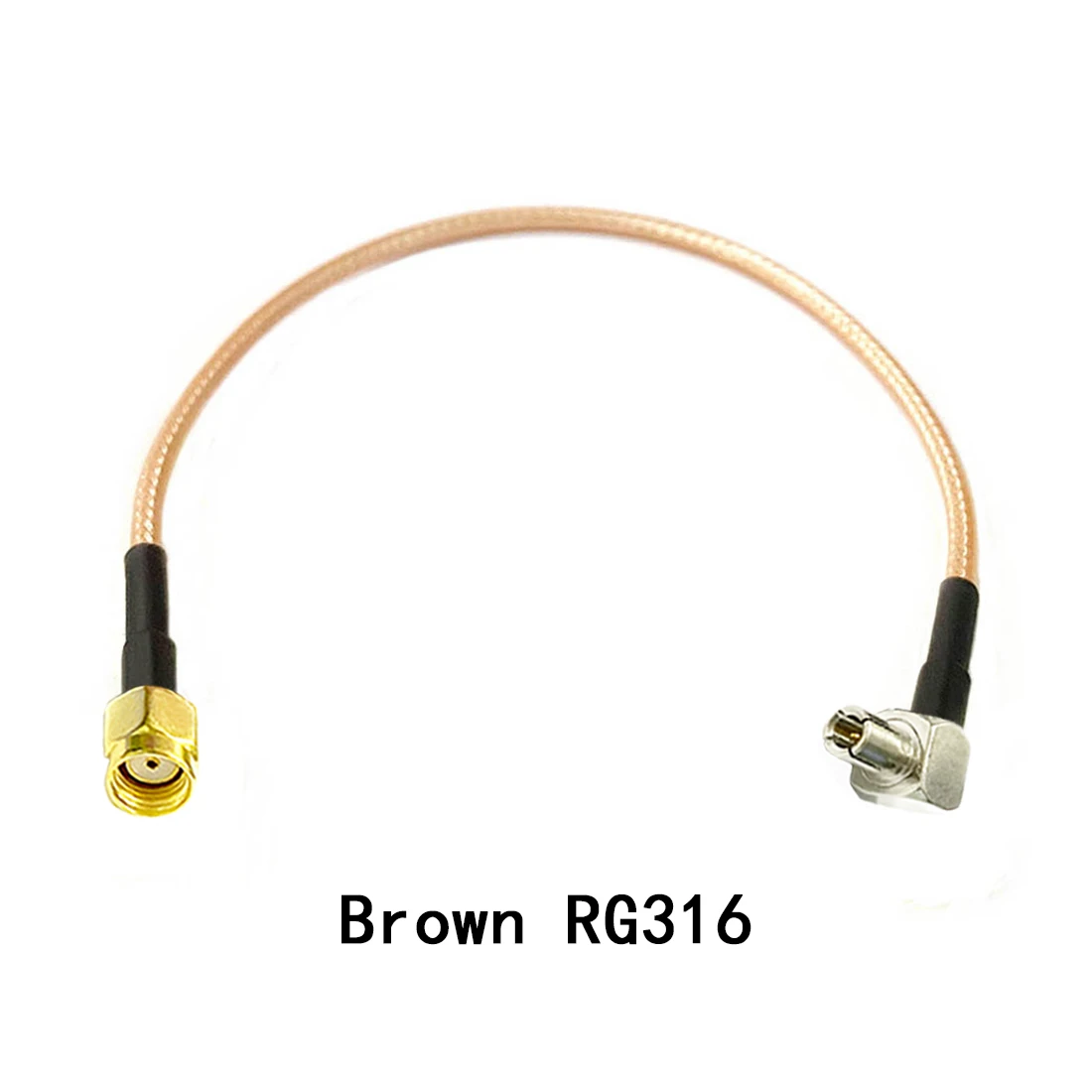 1PC New 3G 4G Antenna Extension RP-SMA Male Plug ToTS9 Right Angle Connector RG316 Cable Pigtail 15CM 6