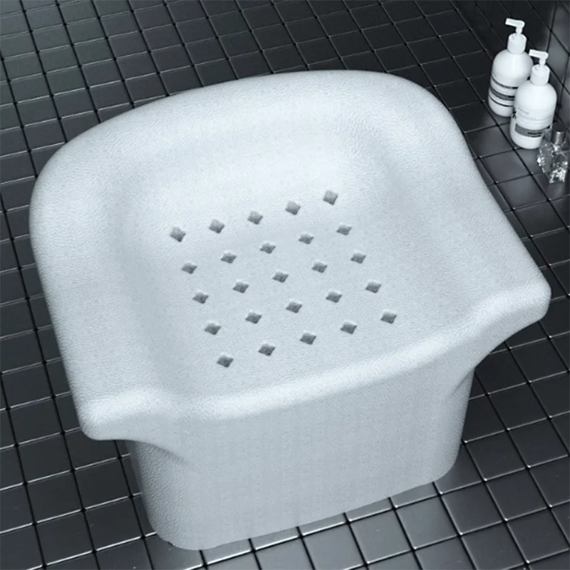 Silla minimalista antideslizante para baño y ducha, taburete con diseño De ahorro De espacio, mueble De baño