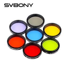 SVBONY SV155 1.25 in 7-Piece Filters Set for Moon Viewing Aluminum Metal Frame Suitable For Moon Planet View