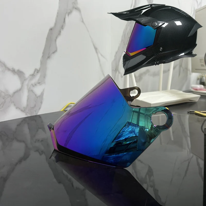 Suitable for LVS-800 Helmet Lenses Transparent Color Colorful Mirror Silver Plated.