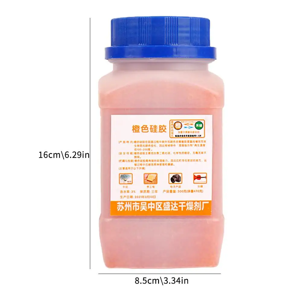 1 Bottle Waterproof Reusable Silica Gel Beads Moisture Absorber Electronic Product Desiccant Moisture Absorber Dehumidifie image 6