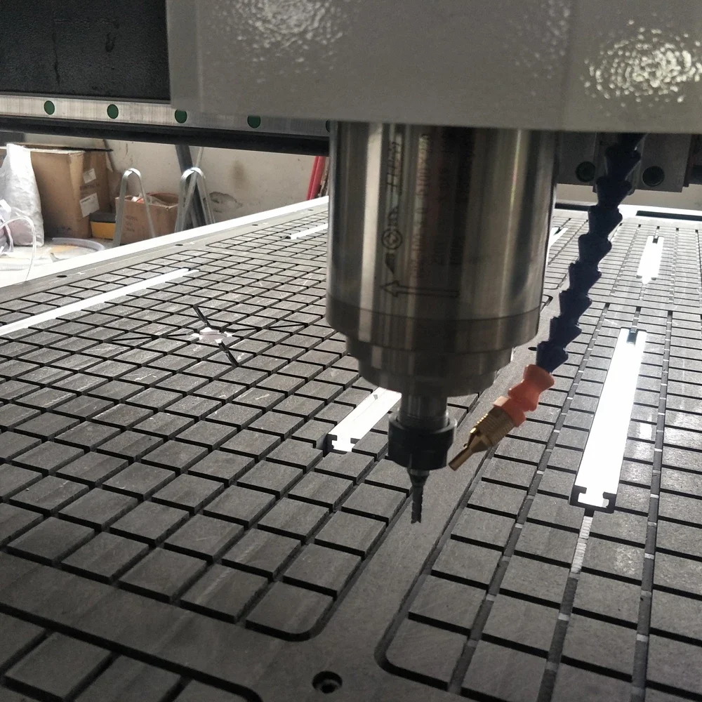 ¡Gran exportación! Máquina tallado madera 1325BR, enrutador CNC de 4 ejes para madera, acrílico, aluminio, máquina grab