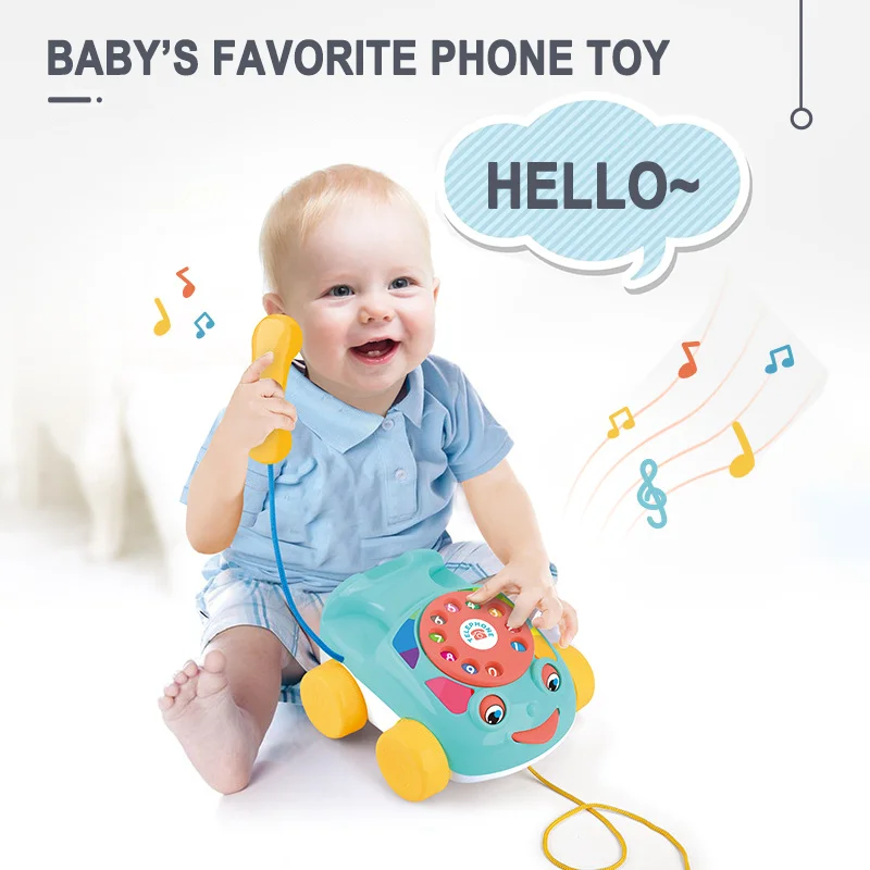 Baby Phone Music Toys Musical for Children Car Toddler Phone Baby Kids 1 2 3 4 5 years