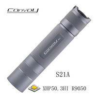 Convoy S21A XHP50.3 HI R9050 Linterna Led High Power Flashlight Torch Flash Light EDC Lanterna Camping Fishing Work Lamp