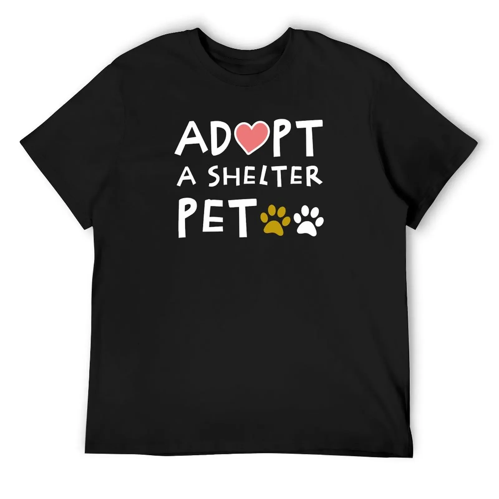 

Adopt A Shelter Pet T-Shirt plus size clothes shirts graphic oversized workout shirts for men