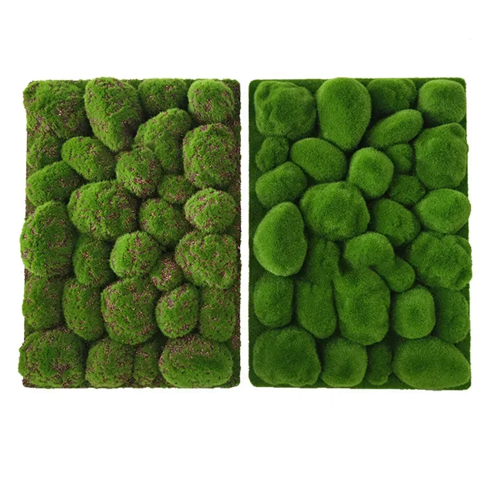Simulated Moss Foam Board Flocking Fake Moss Stone Plant Background Wall Simulated Moss Foam Board Artificial Plants Home Décor