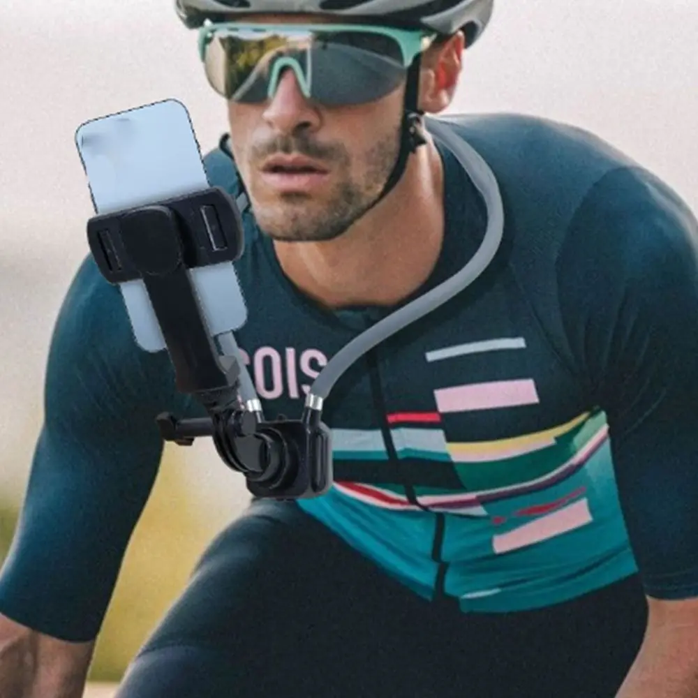 

First View Neck Cell Phone Holder Hand Free Selfie Lanyard Strap Neck Holder Mount Lanyard Strap Quick Release Phone Neck Holder