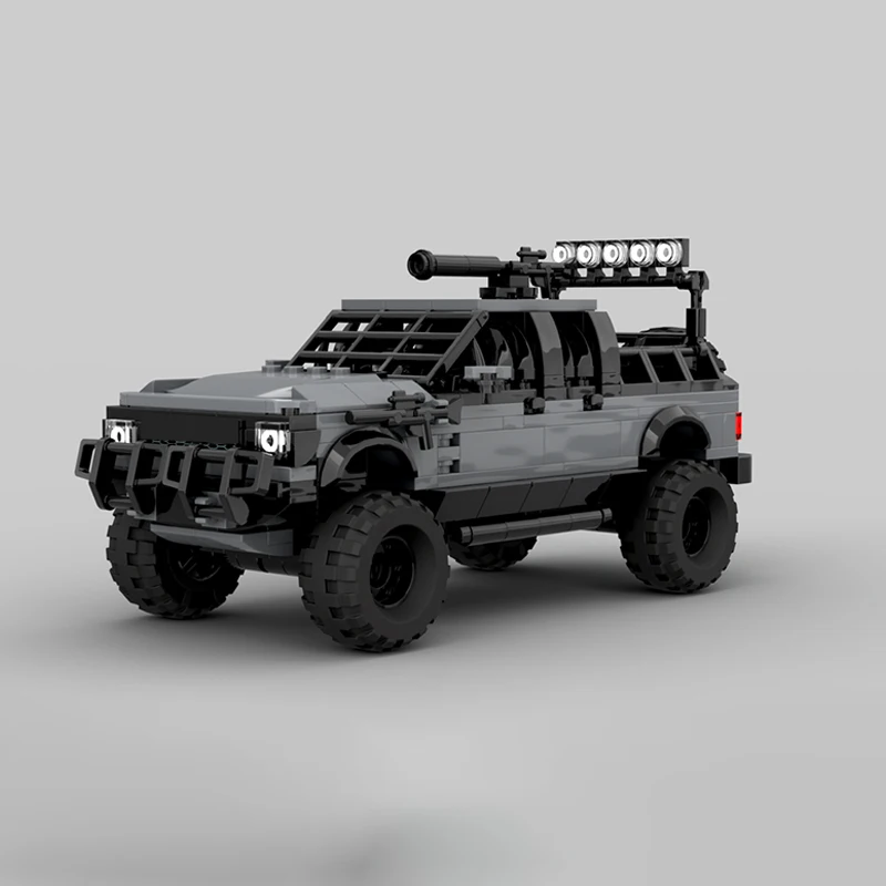 City Car Model MOC Building Bricks Off-Road Vehicle Truck F-150 Modular Technology Holiday Gifts Assemble Toys Suit Ideal Gift