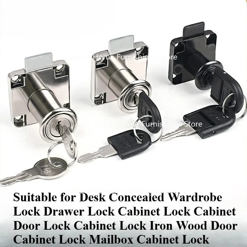 Suitable for Desktop Concealed Wardrobe Drawers, Cabinet Doors, Iron Wood Door Locks