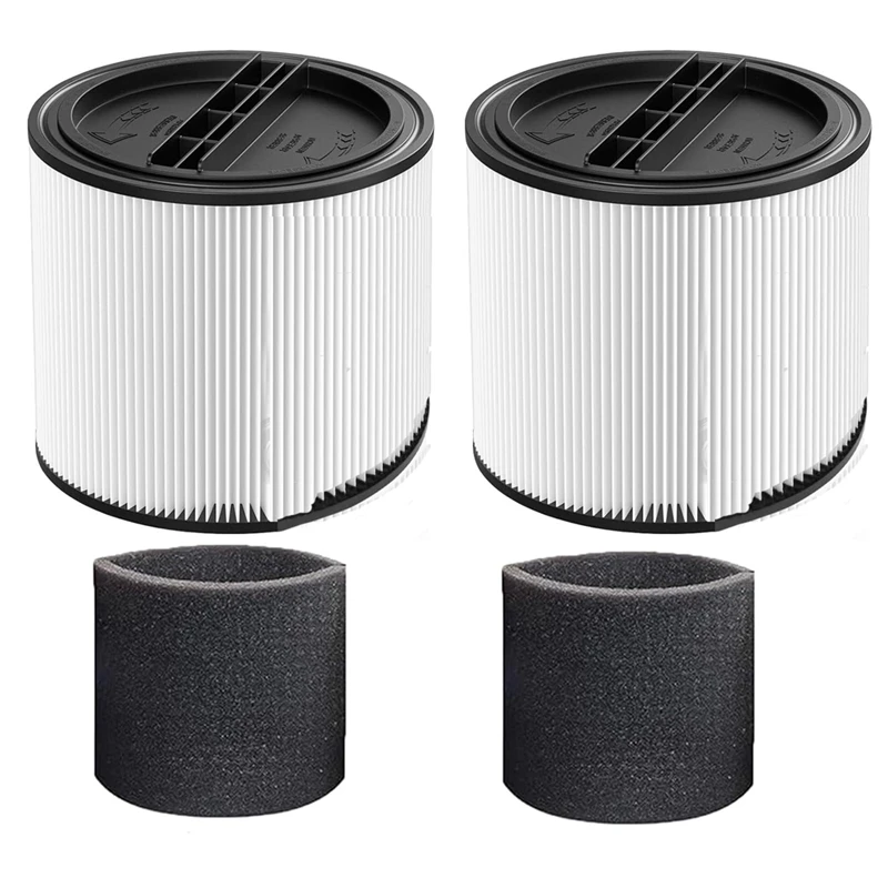 Kit de filtro de repuesto BAAG-90304 para filtro de cartucho Shop Vac 90350, se adapta a la mayoría de aspiradoras en seco y húmedo de 5 galones y superiores