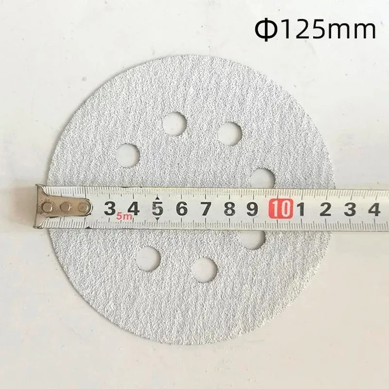 5 بوصة 8 حفرة ورق الصنفرة الجاف للسيارات P80 ~ p320 ورق الصنفرة للسيارة لطاحونة المعجون تلميع أقراص الطحن ذاتية اللصق 125