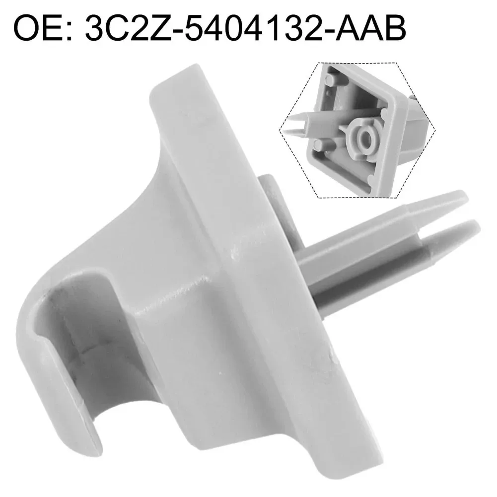 Econoline Part Visor Retainer Medium Flint Automotive Sun Visor Retainer Econoline Clip Interior Trim Match for OEM Replacement