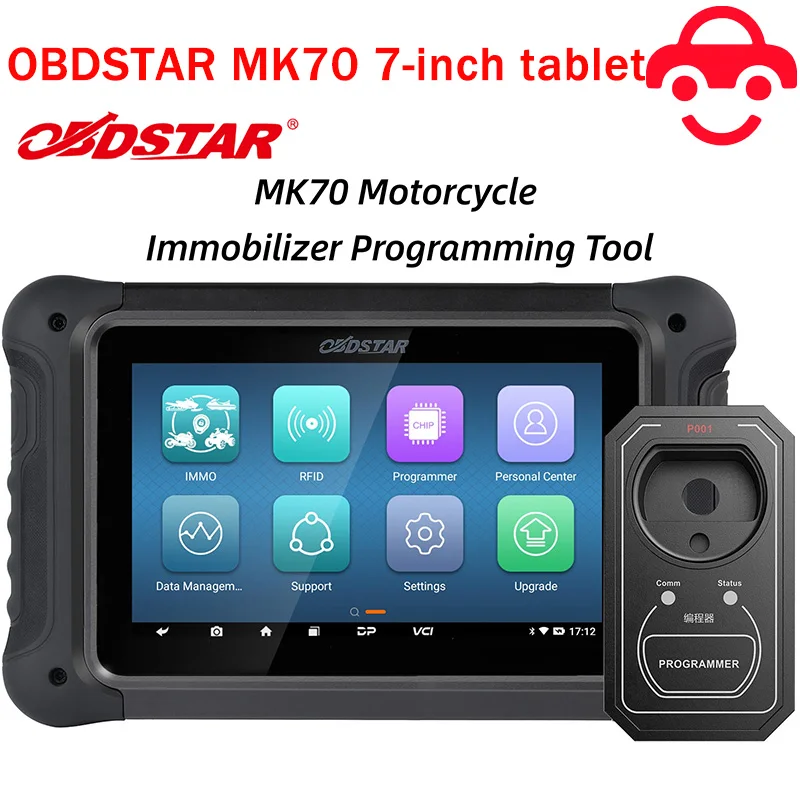 

S+ OBDSTAR MK70 Motorcycle Immobilizer Programming Device mk70 obdstar Key Prgrammer Make Key Read Pincode with Original KEY