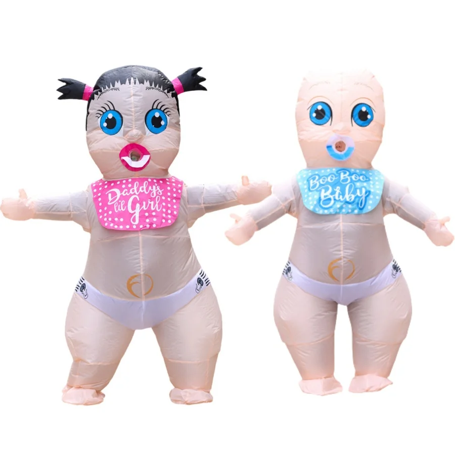 Lustige Babykleidung, leicht und humorvoll, aufblasbare Babykleidung für Erwachsene, kreatives und interessantes Dressing, geeignet für r