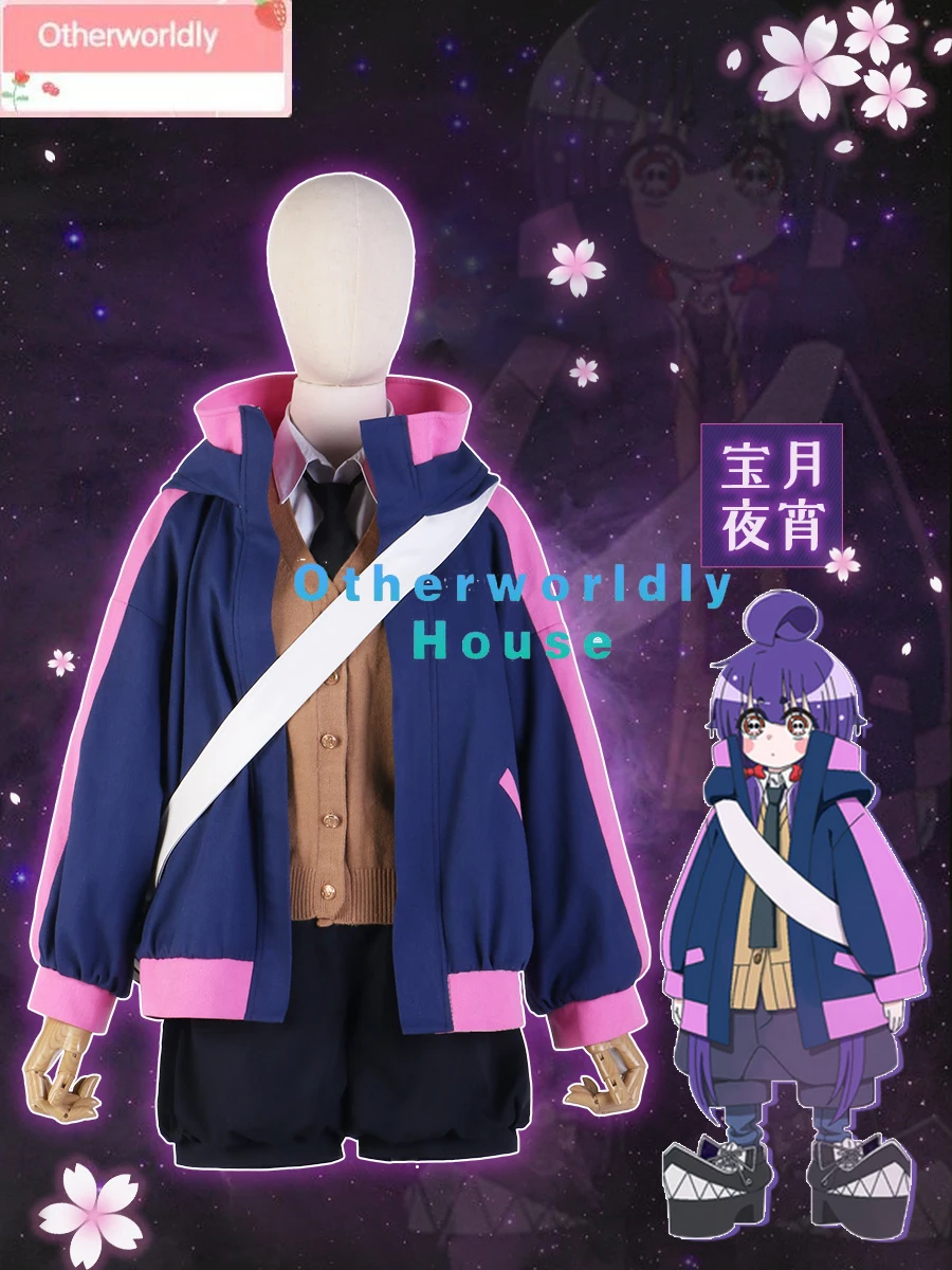 Anime Dark Gathering Cosplay Costume Women Cute Party Suit Coat Vest Shirt Pants Bag Halloween Carnival Uniforms Custom Made