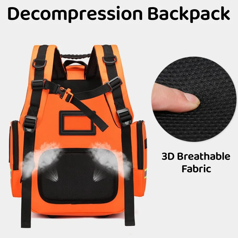 Large Capacity First Aid Backpack Emergency Rescue Backpacks Outdoor Sorted Storage Camping Survival Kits Essentials Medical Kit