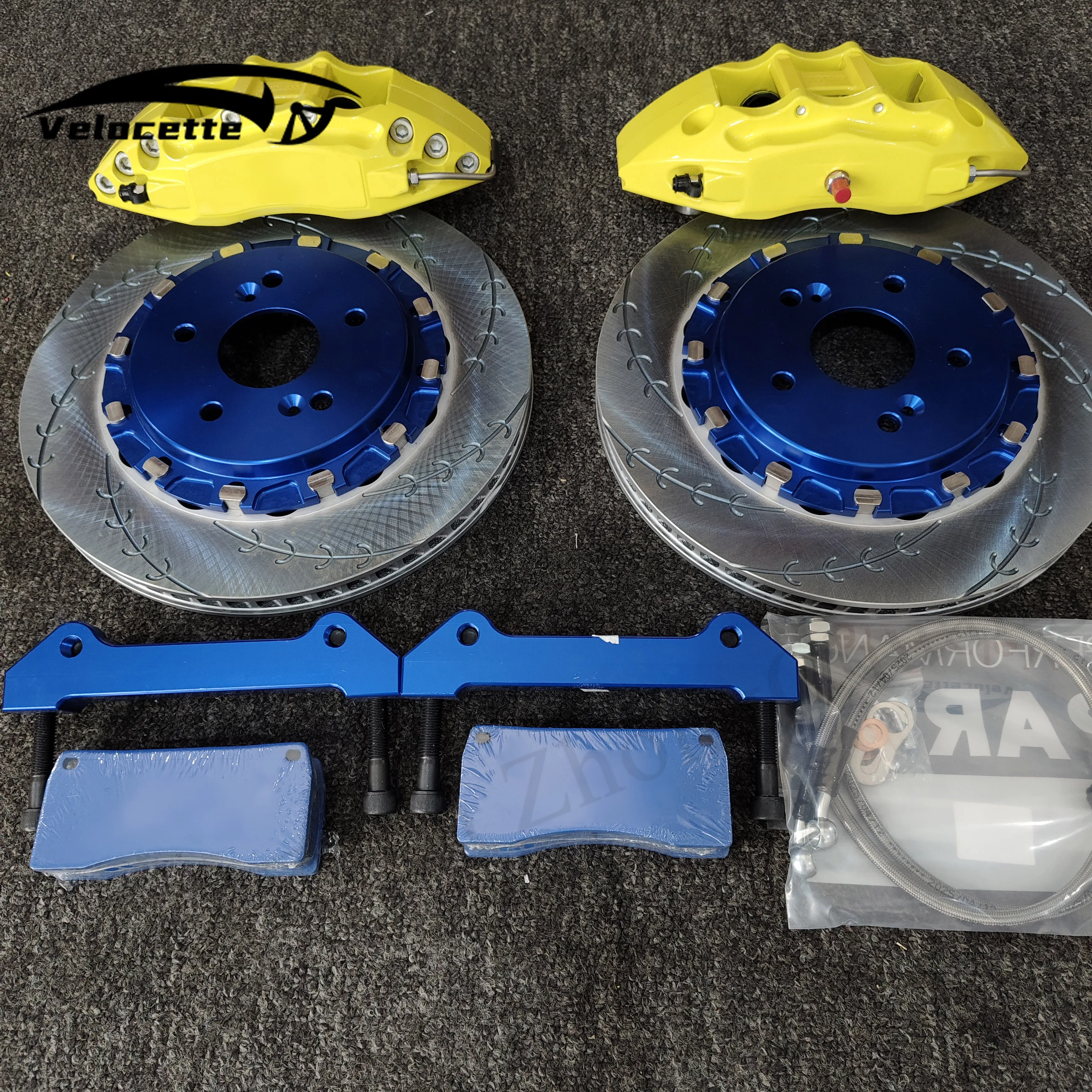 

Большой тормозной суппорт, 4-поршневой комплект, 330, 355, 380, ротор, индивидуальный цвет, стиль для Honda Civic