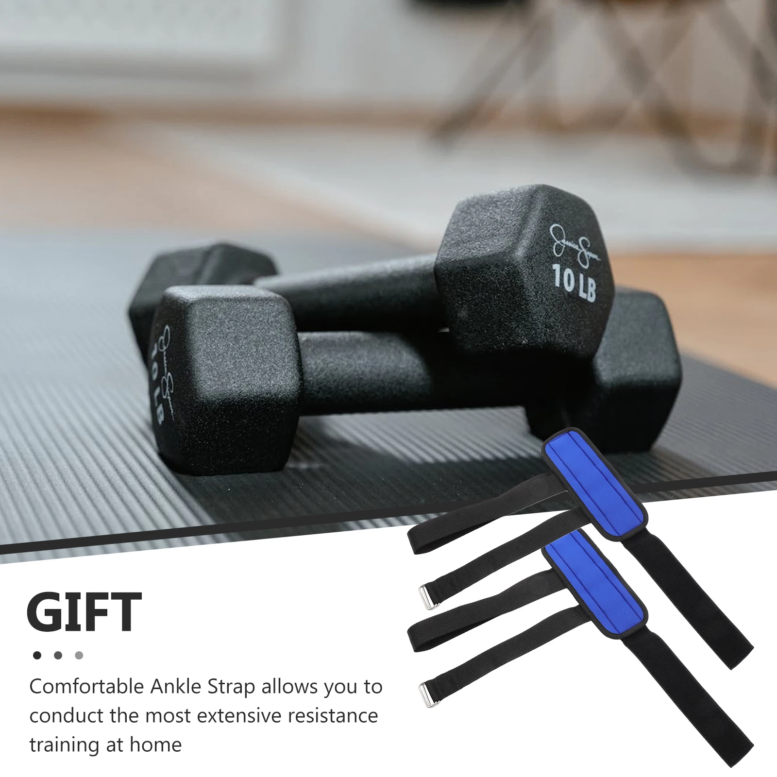 

Ankle Strap Cable Machine Equipment Sports Ware Booty Leg Training Resistance Home Fitness Ankle Ring Portable