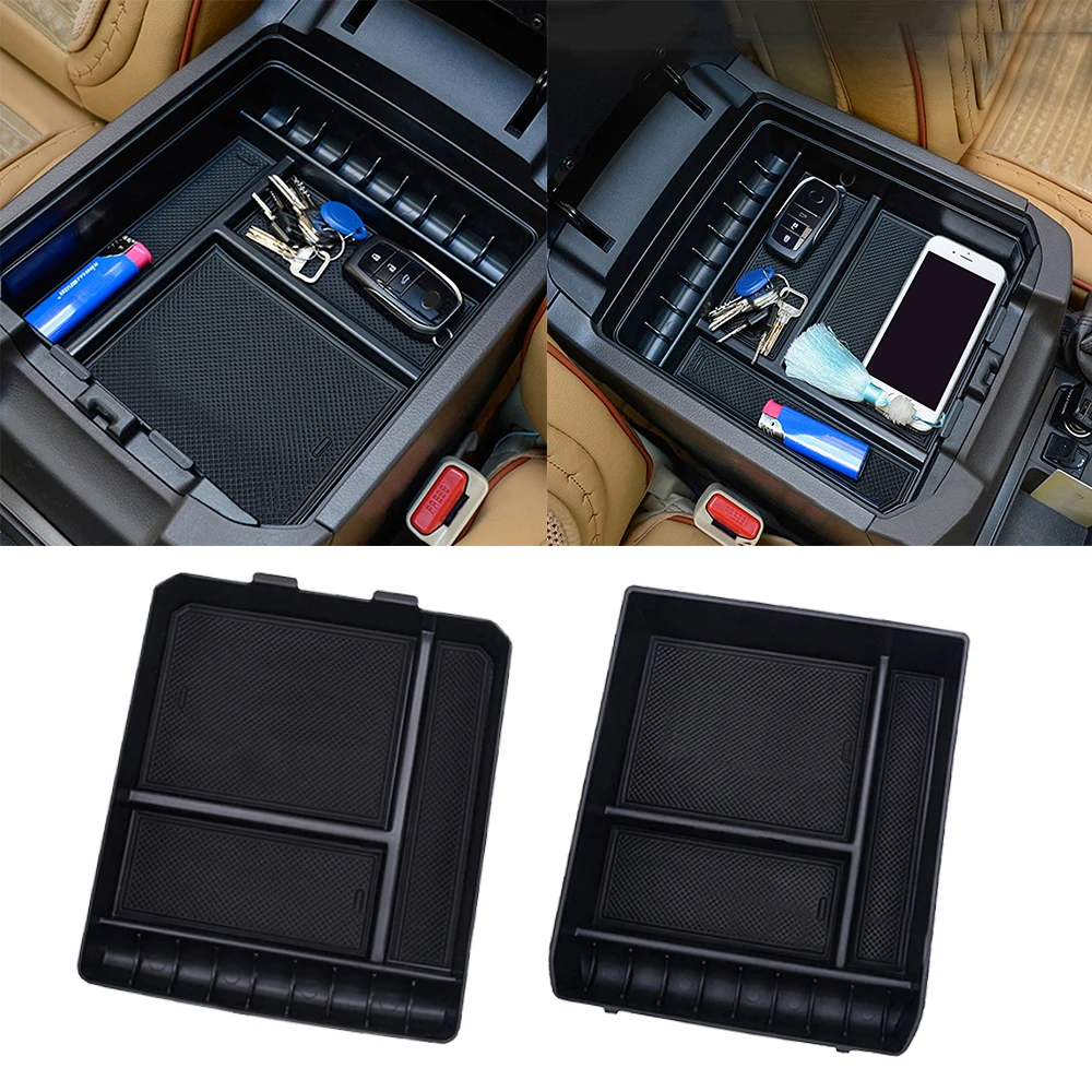 Car Central Armrest Console Storage Box  For Toyota For 120 FJ120 FJ 120 FJ150 150 2003-2019 Large Capacity Phone Storage Box 